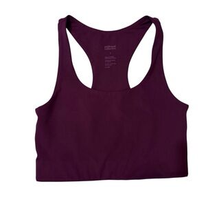 Girlfriend Collective Size Small Wine Purple Athletic Athleisure Sports Bra Tank
